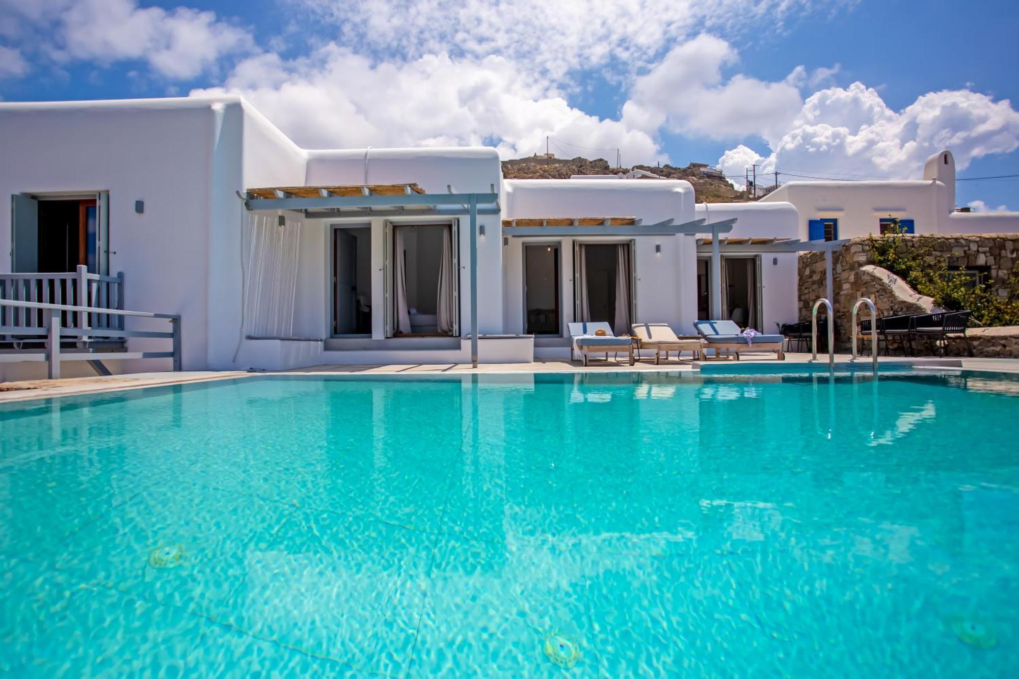 Aqua Breeze Seaview Pool Suites Mykonos Mykonos Town Extérieur photo