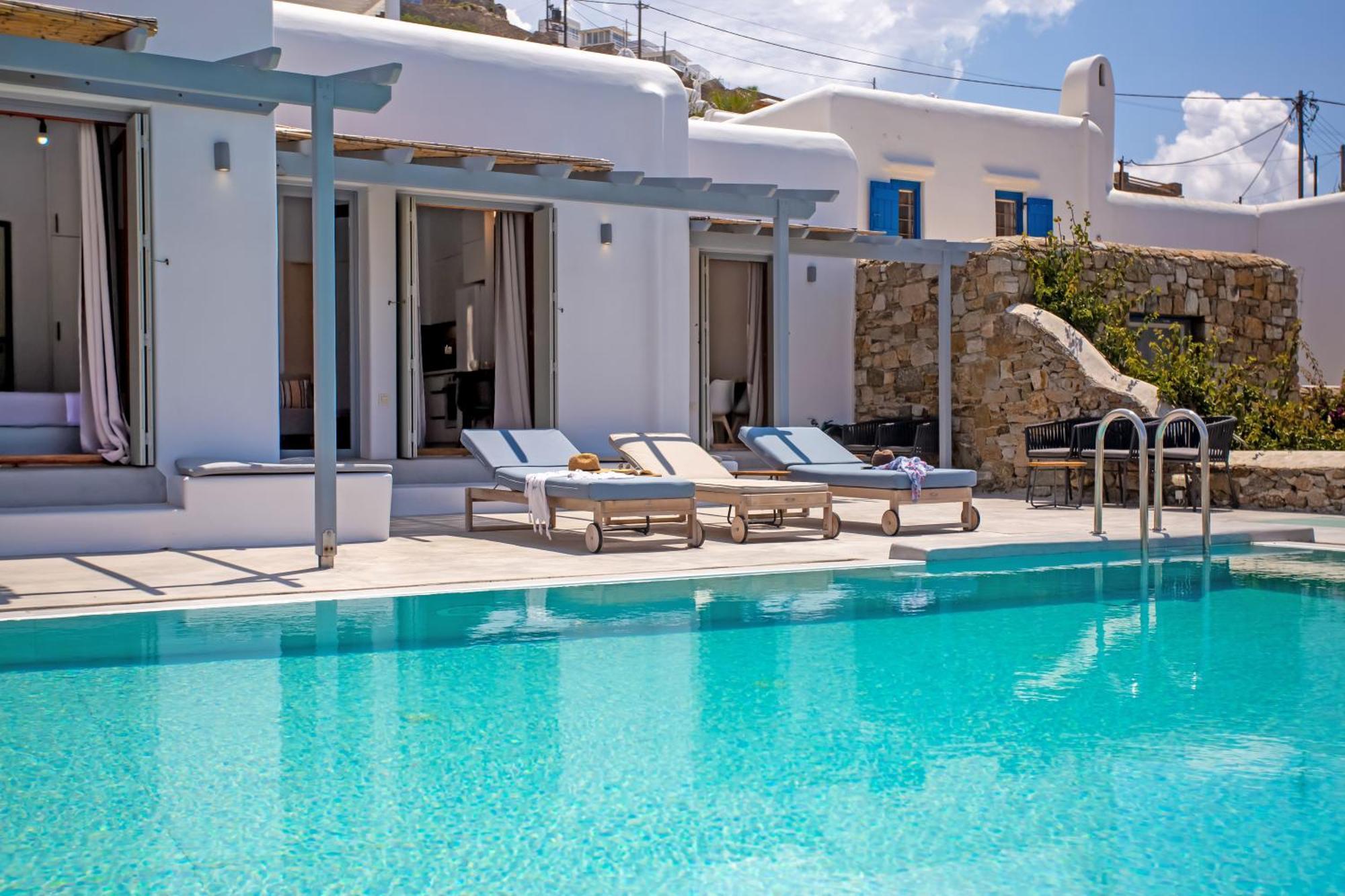 Aqua Breeze Seaview Pool Suites Mykonos Mykonos Town Extérieur photo